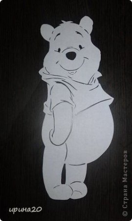 Новогодние раскраски Винни пух