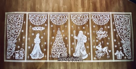 Фиранка из бумаги