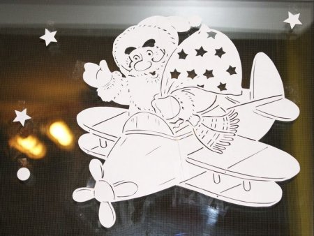 Космические трафареты на окна