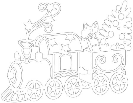 Вытынанка поезд