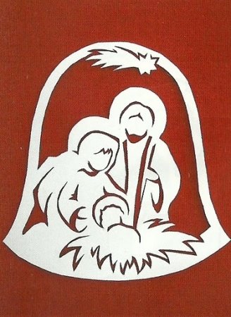 Вырезки на окна на Рождество