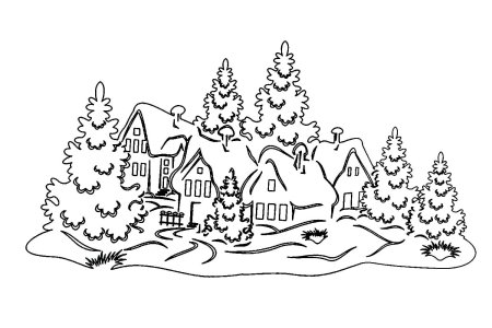 Вытынанки новогодние