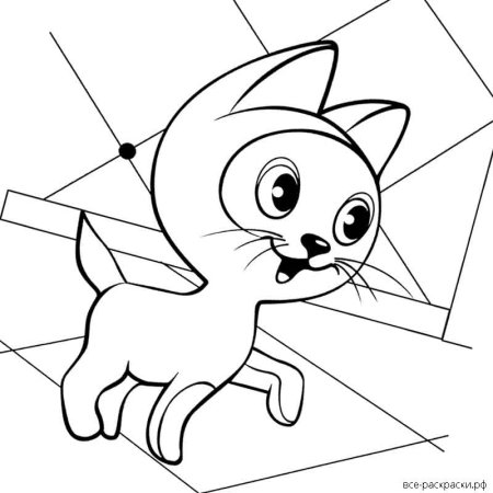 Котёнок Гав и щенок шарик