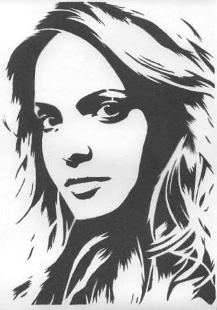 Контурный портрет