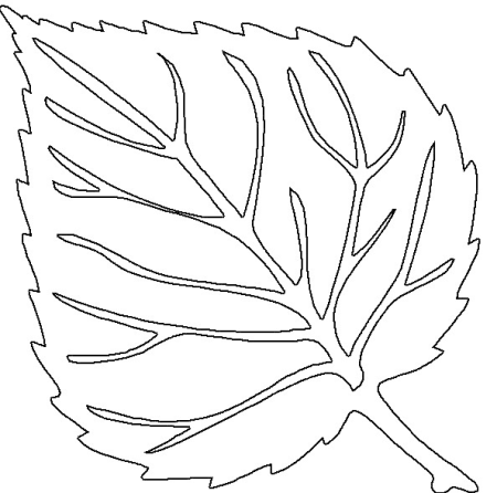 Листики для вырезания