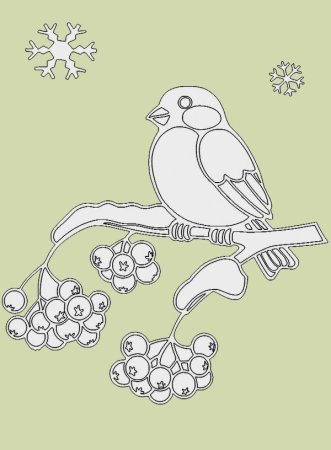 Птички для украшения окна