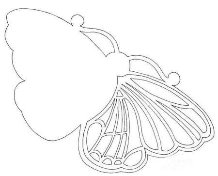 Бабочки для вырезания вытыканки