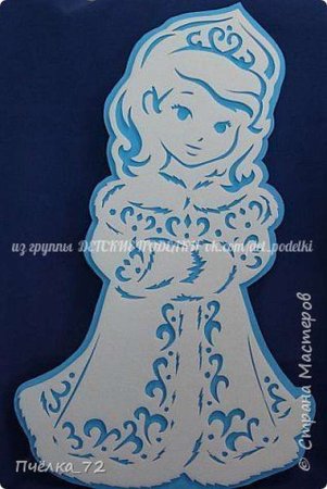 Украшения на окна Снегурочка