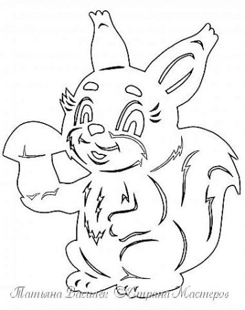 Осенние вытынанки на окна