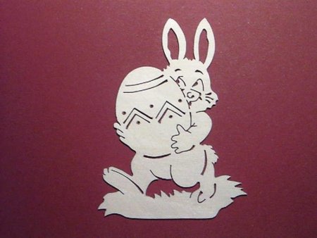 Вытынанка мальчик и кот