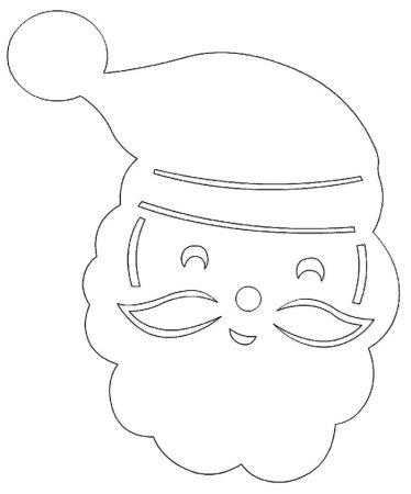 Вырезалки на окна Снеговик