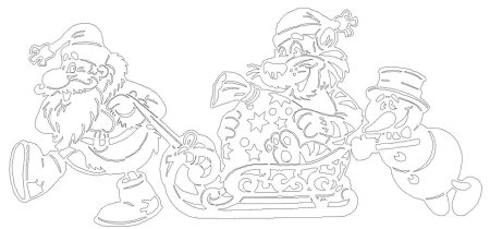 Вытынанки на новый год 2022 шаблоны распечатать