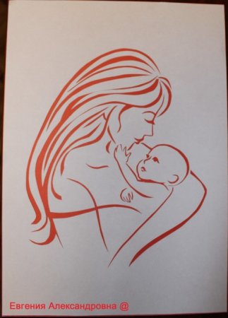 Вытынанка мария с младенцем (42 фото)