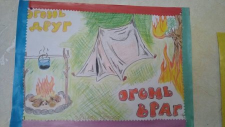 Огонь-друг огонь-враг поделки