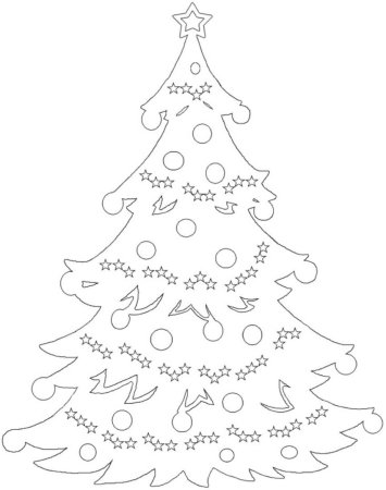 Вытынанки елка