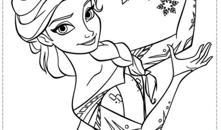 Раскраска Anna Elsa