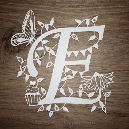 Ажурные буквы для вырезания