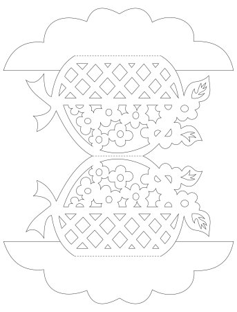 Киригами коробочка