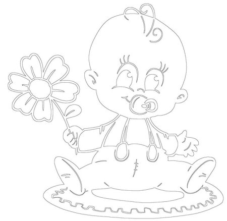 Дети в детском саду вытынанки