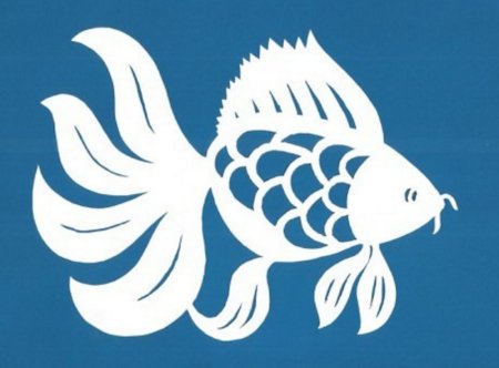 Трафарет "рыбки"