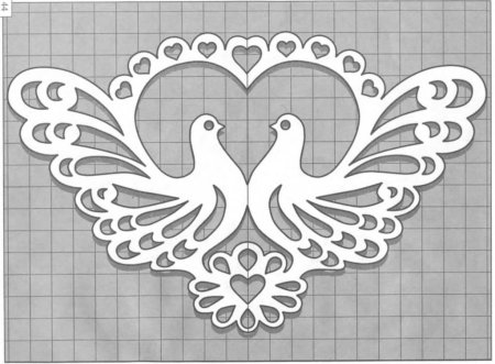 Эскиз салфетки с вышивкой