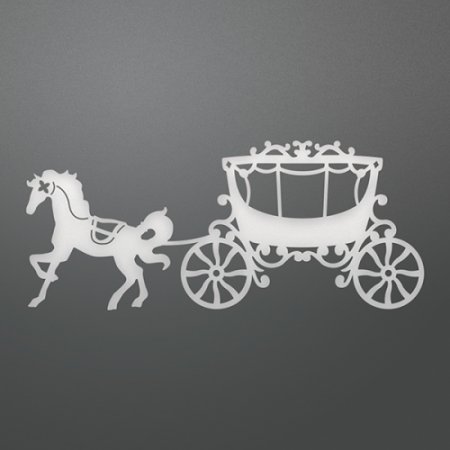 Карета трафарет