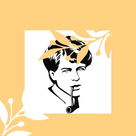 Значок Сергей Есенин