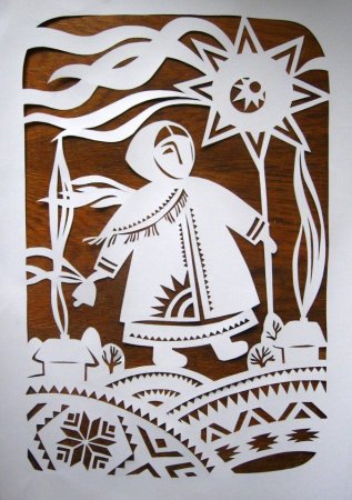 Вытынанка Масленица