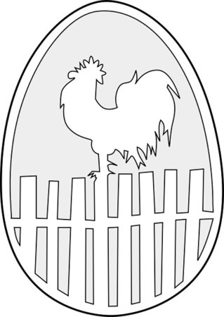 Аппликация к Пасхе с шаблонами