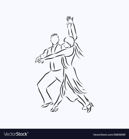 Силуэт танцующей пары