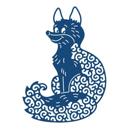Лисичка для вырезания