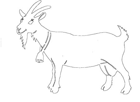 Вытынанка корова