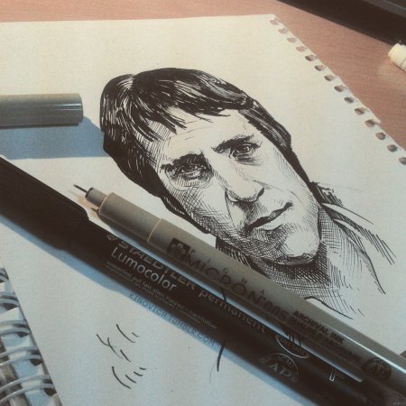 Владимир Высоцкий портрет скетч