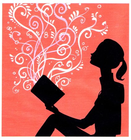 Люди с книгами вытынанки