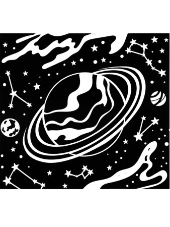 Трафареты космос