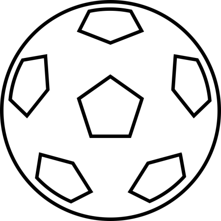 Мяч раскраска