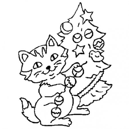 Котики на окно трафарет