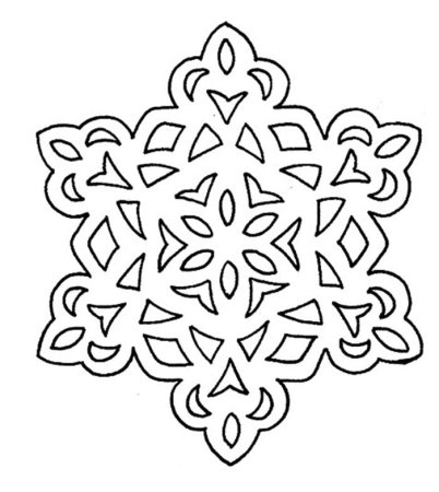 Новогодние вытанки снежинки