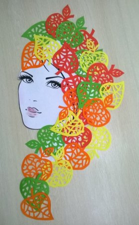 Вытынанки девочка