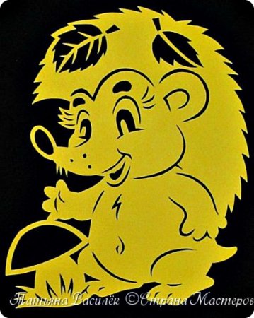 Трафареты на окна осень