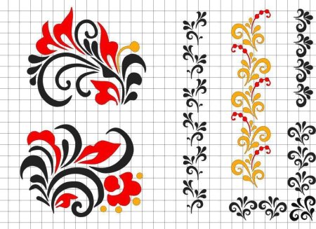 Рисунки орнаментов и узоров