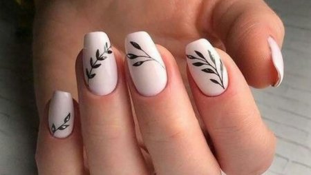 Рисунки на ногтях легкие