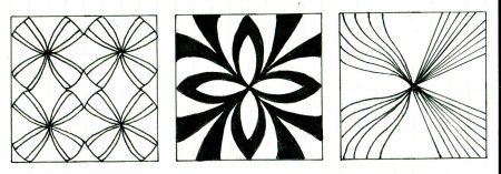 Симметричный орнамент в квадрате