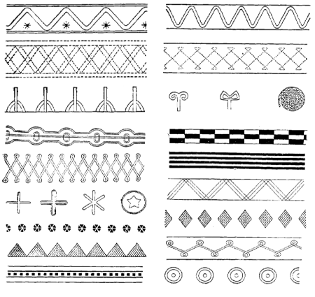 Национальный орнамент шорцев