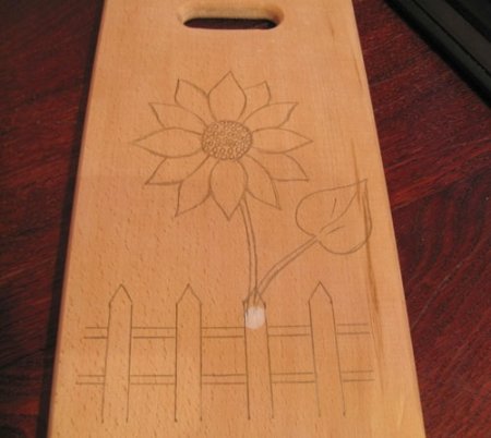 Узор разделочной доски легкий