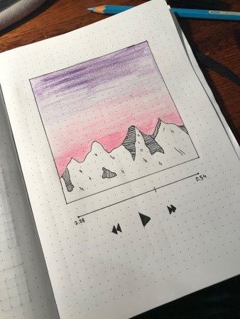 Лёгкие рисунки для скетчебука