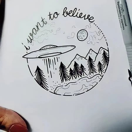 Рисунки для скетчбука простые