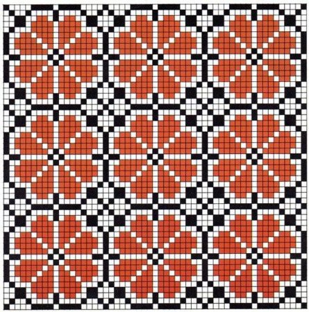 Вышивка геометрические узоры