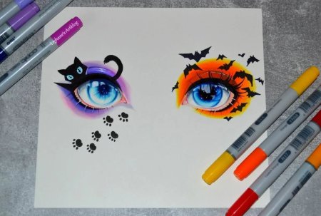 Рисунки цветные легкие