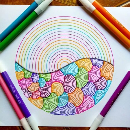 Рисунки для срисовки лёгкие фломасте